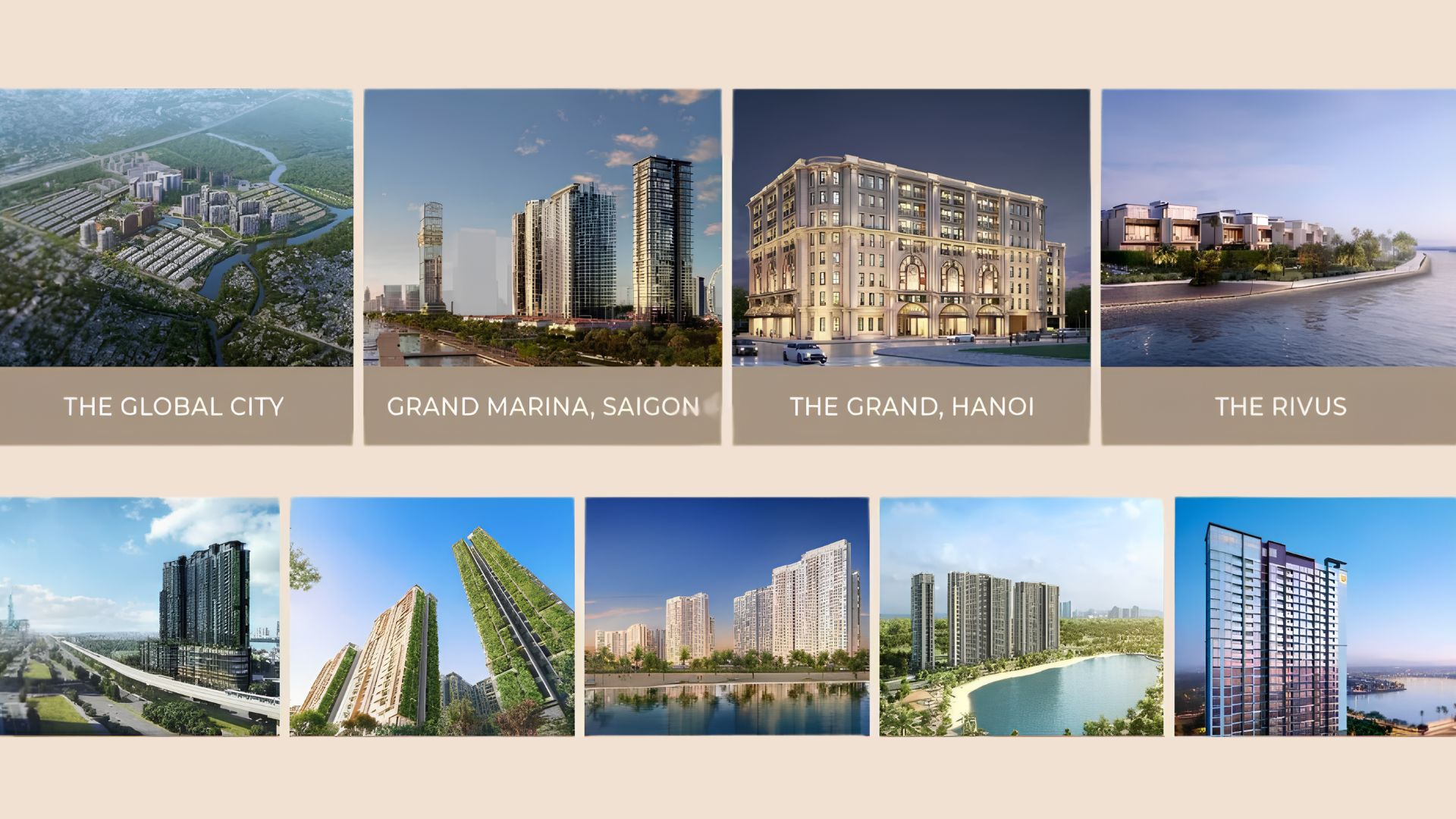 Các dự án của Masterise Homes